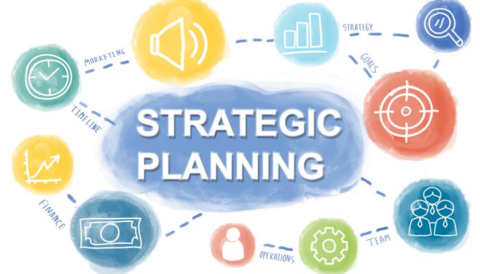 Graphic Business Plan Strategy Concept